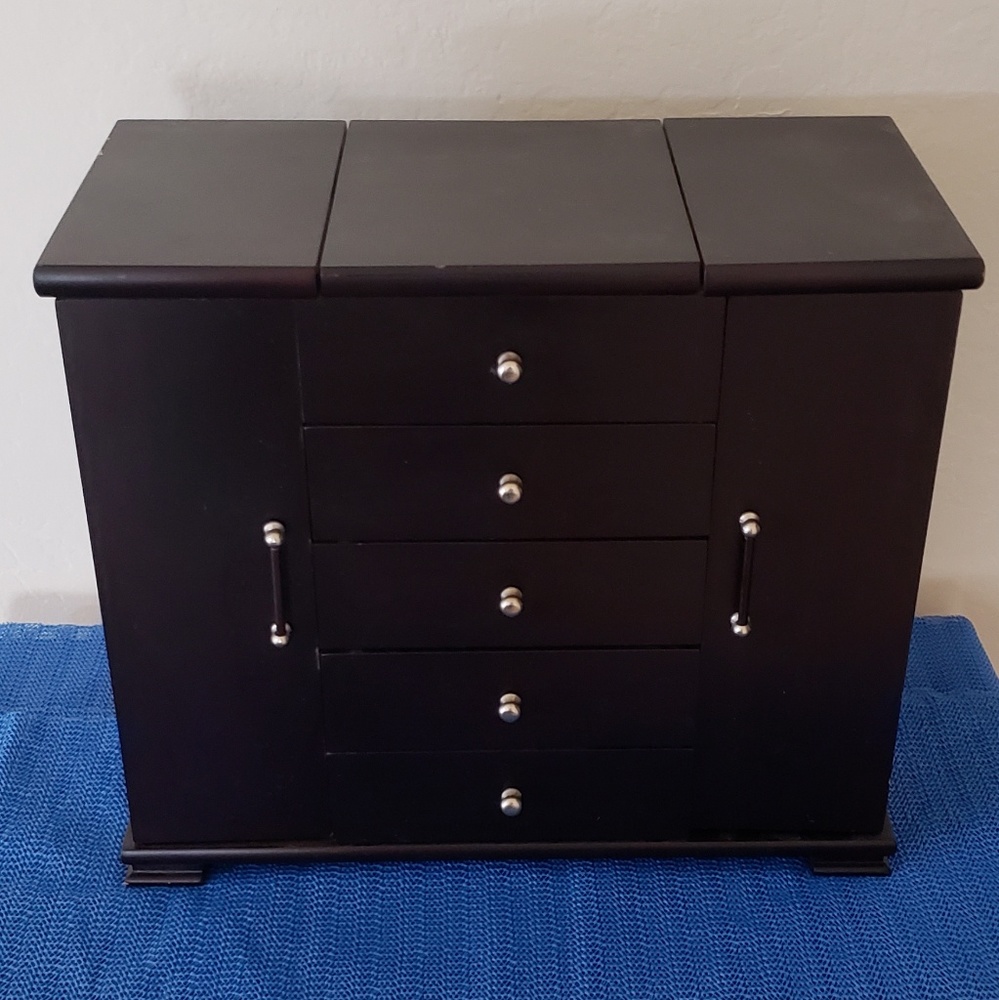 Large Black Jewelry Box